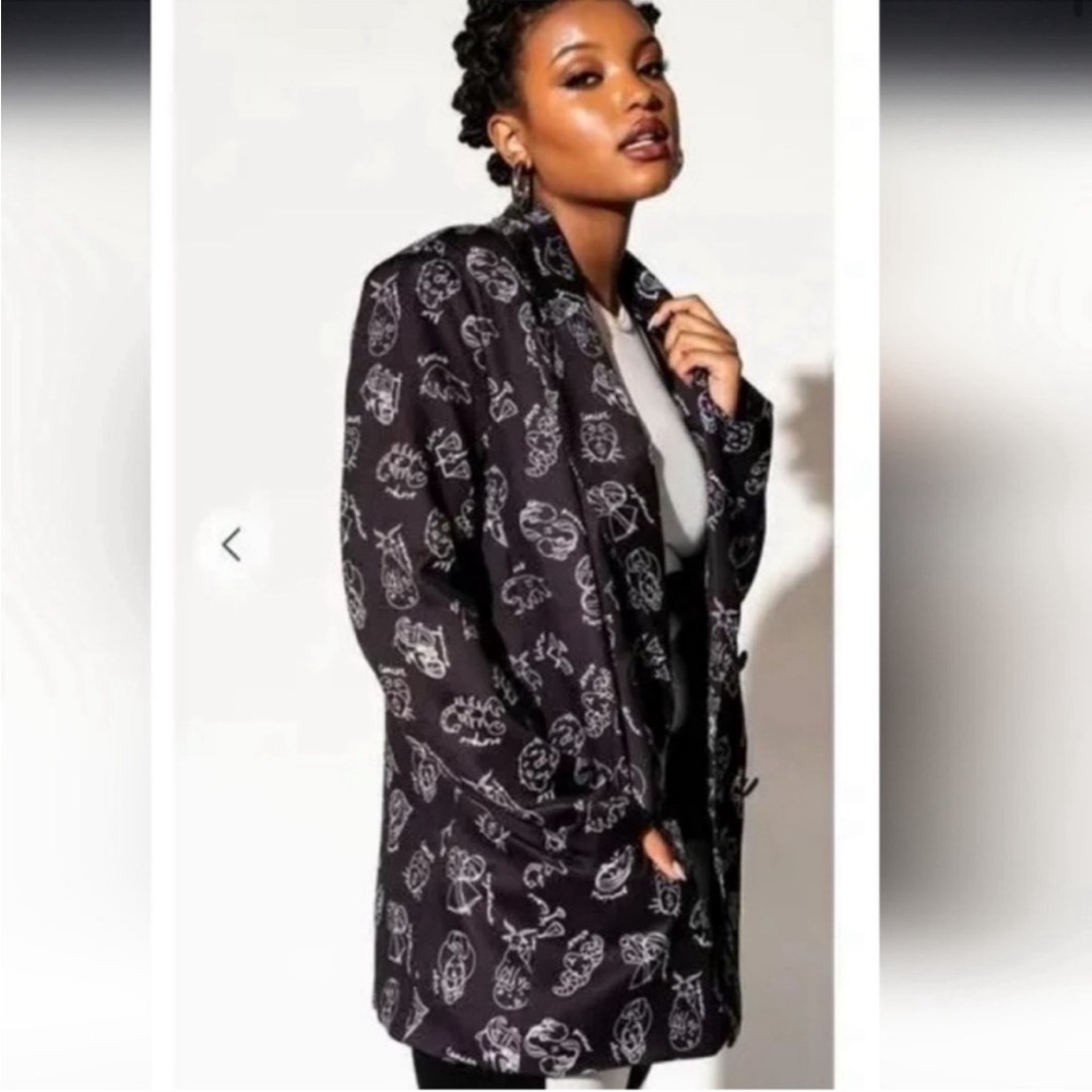 Dressed in Lala Make Me Wanna Zodiac Celestial Blazer Jacket